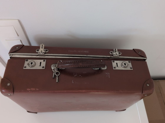 Vintage suitcase, maison j delsaert, Travel bags, Leather, Metal, Black (photo 2 of 8)