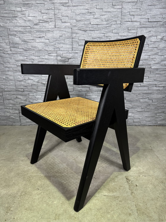 Cassina 051 Capitol Complex Office Chair – Chaises de salle à manger, Wood, Rattan, Modern (photo 3 of 11)