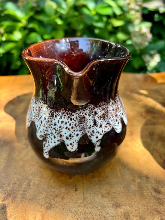 Vintage keramiek set: vaas, kan en amfora in typische jaren 70 look – Servies, Ceramic, 1970 (photo 5 of 7)