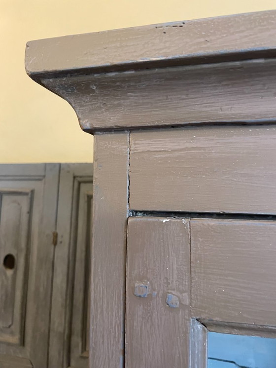 Image 1 of Display cabinet, china cabinet, collection cabinet with drawer, French antique