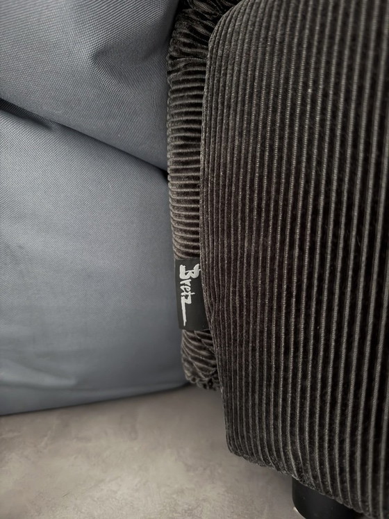 Bretz Moonraft Sofa Anthracite Jacquard Velour, Corner sofas, Textile, Grey, Modern (photo 4 of 5)
