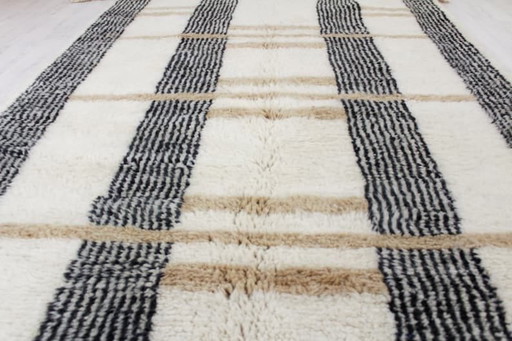 Handgewebter Naturwollteppich, Größe 150/250 cm – Alessi, vloerkleden en tapijten, Wool (photo 2 of 6)