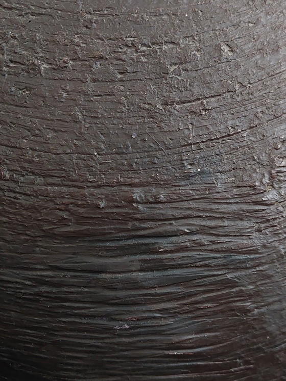 Image 1 of Lampada da tavolo vintage di metà secolo con base in ceramica.