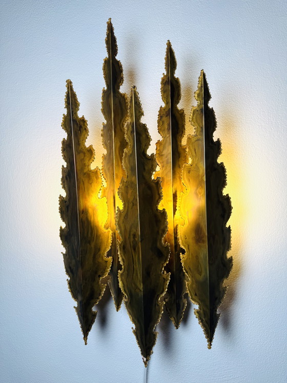 Image 1 of BRUTALIST WALL LIGHT BY SVEND AAGE HOLM-SØRENSEN FOR HOLM-SØRENSEN & CO, DENMARK, 1960s