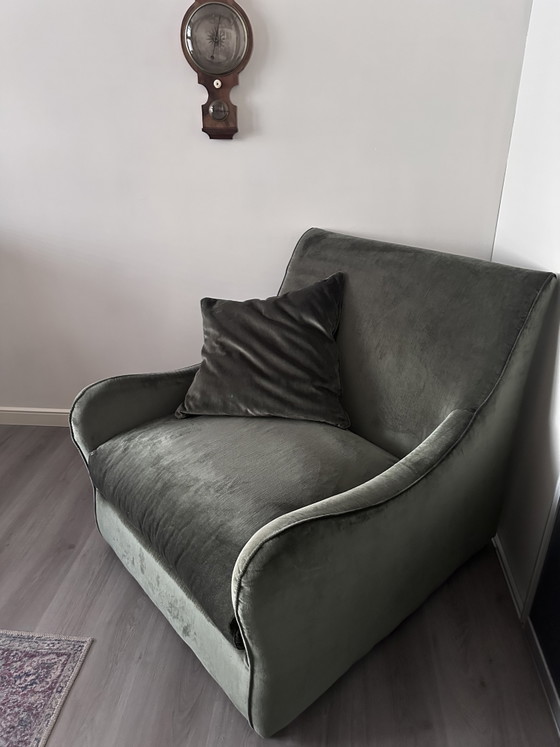 Divano Gommaire Bernard con Cuscino – Loveseat, Textile, Velvet (photo 2 of 6)