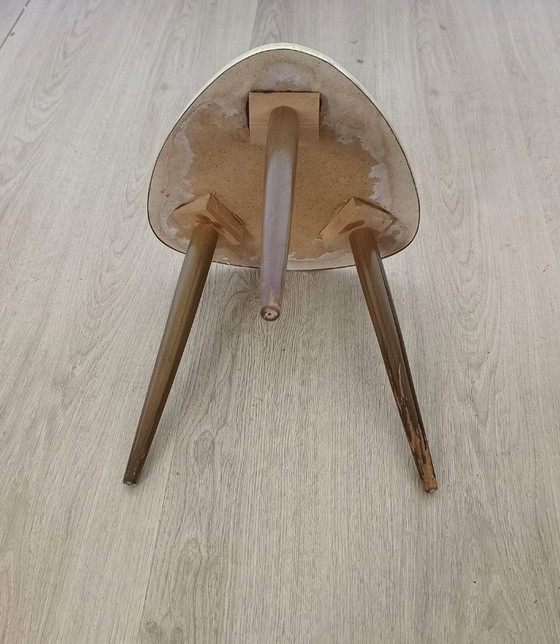 Vijftiger Jaren Plantentafeltje – Plastic, Wood (photo 5 of 7)