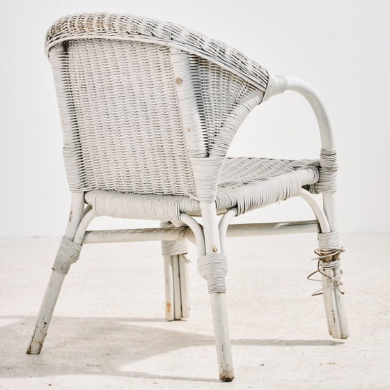 Image 1 of MK11543 Set in rattan e bambù, set da 5 pezzi