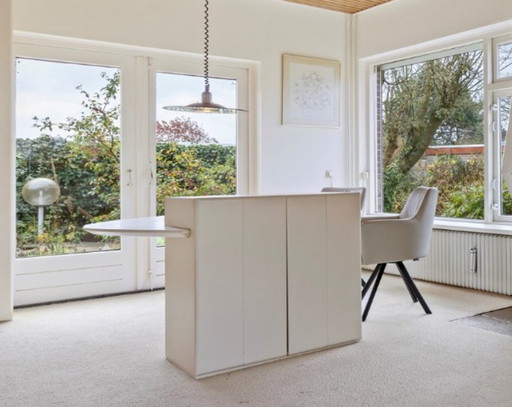 Table de salle à manger Kulowany avec espace de rangement et meuble TV