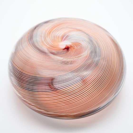 Image 1 of Rosenthal Glasstudio Jarrón Filigrana “Fadenglas” – Mario Colelli & Hertha Bengtson · Edición limitada, Alemania