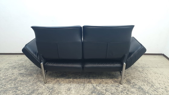 Image 1 of Sofá de diseño De Sede ds 450, sofá de cuero, sofá negro funcional.
