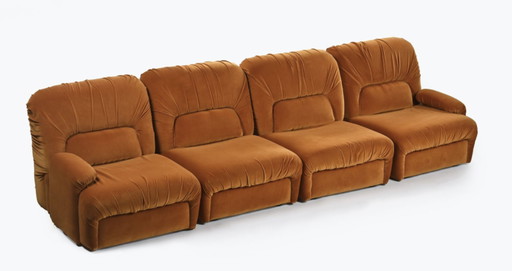Modular Sofa, 4 Modules. 1970s.