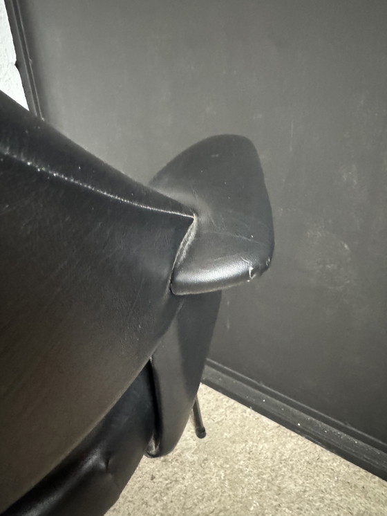 Image 1 of Black armchair from the 1950s