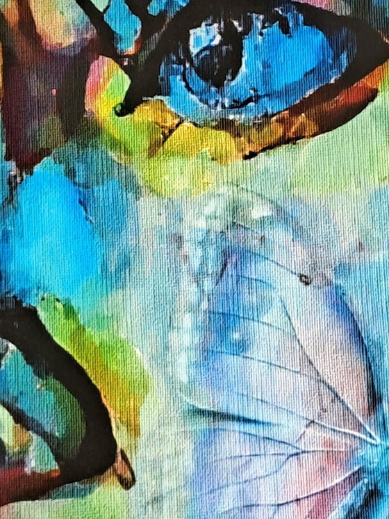 Image 1 of Léa ROCHE - Back to the Roots - Digital painting under frame