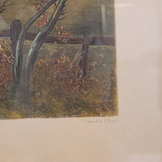 Image 1 of Engraving “Full cry”, J. Harris and William J. Shayer, 1864 - England