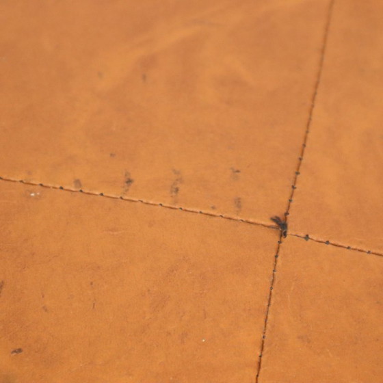 Image 1 of Pouf vintage Marron Skai Stermotif