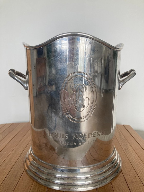 Image 1 of Heavily silver-plated Louis Roederer ice bucket / champagne cooler