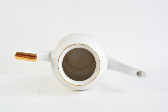 Image 1 of Elégante cafetière en porcelaine de Birkenhammer, fabriquée en Tchécoslovaquie en 1969