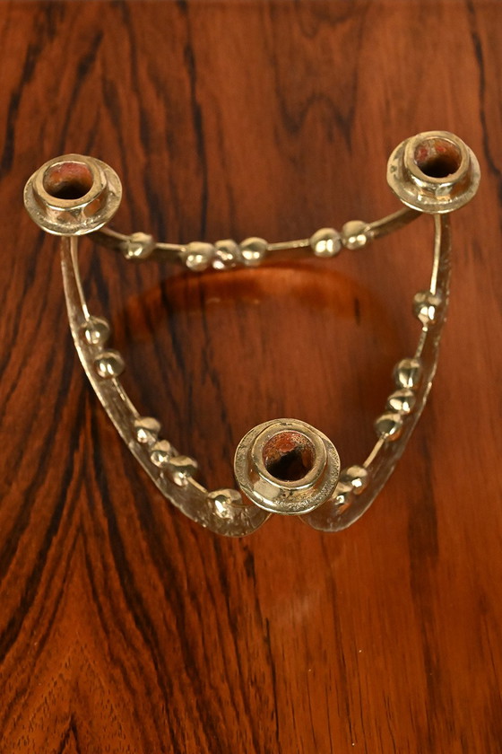 Image 1 of Chandelier en laiton de Tanini