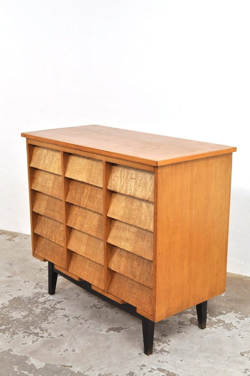 Cassettiera vintage degli anni '40 – ladekasten, Wood