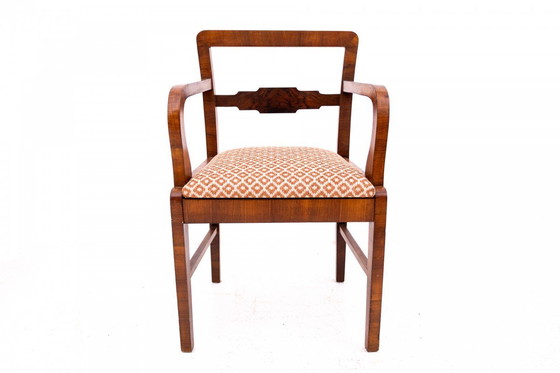 Image 1 of Paire de fauteuils Art déco des années 1940, Pologne.