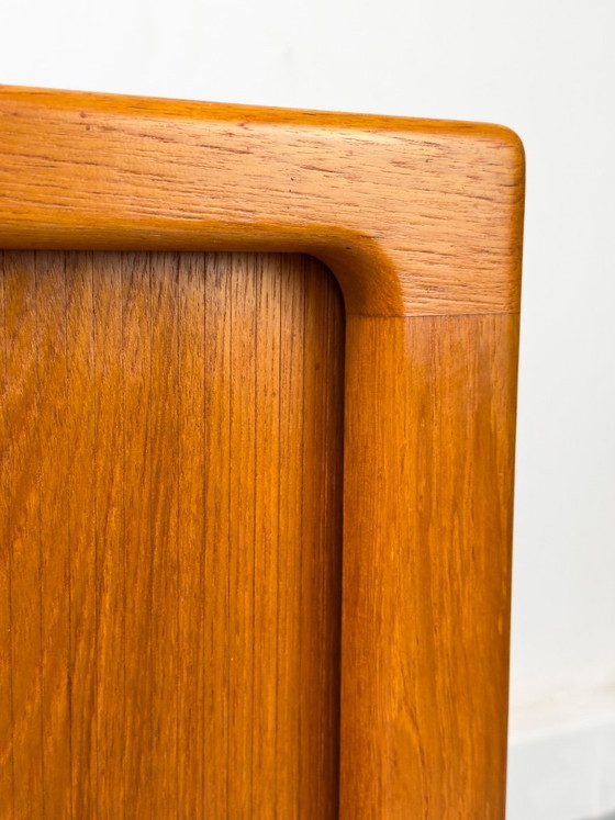 Credenza danese in teak con ante a serrandina, prodotta da CFC Silkeborg negli anni '70. – Credenze, Wood (photo 8 of 17)