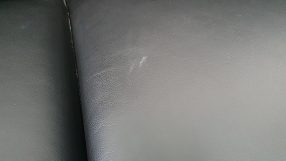 Image 1 of Asienta Design Sofa 3Z Black Leather Wilkhahn Jehs & Laub 2019