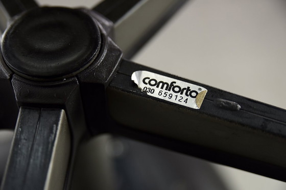 Image 1 of Vintage Mid-Century German Modern Office Chairs by Charles  Pollock for Comforto, 1970s, Set of 2
