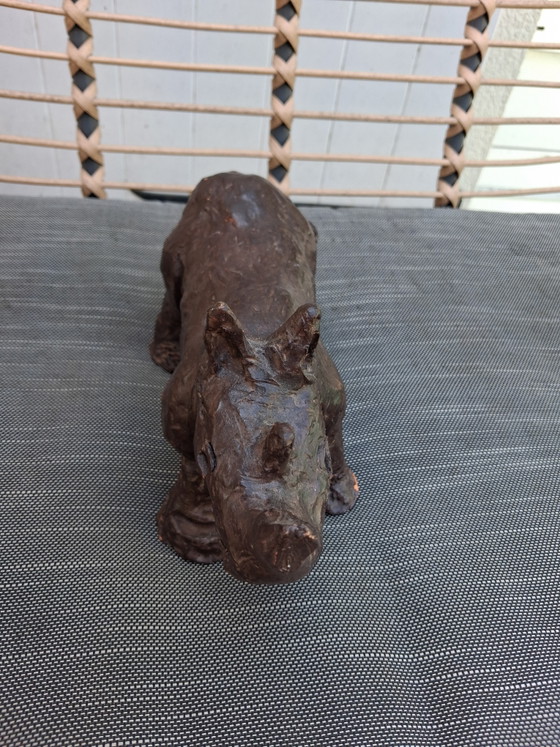Scultura Ippopotamo in Terracotta Patinata – Sculture, Ceramica (photo 4 of 10)