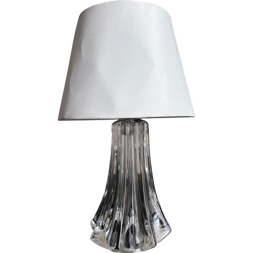 Lámpara de cristal vintage Davesn, años 50