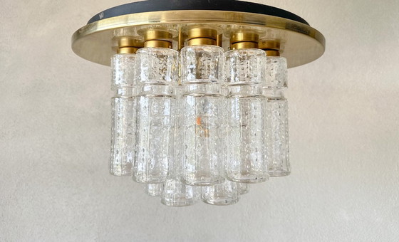 Image 1 of Vintage Glashütte Limburg Plafondlamp