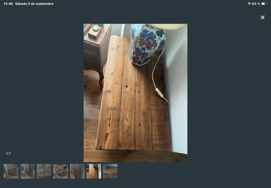 Cassettiera antica in legno – Cassettiere, Metal, Wood (photo 6 of 7)