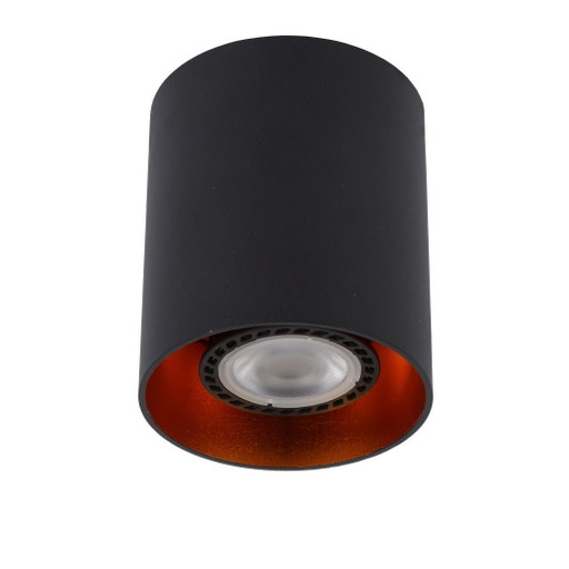 Lucide BIDO Foco de Techo – Ø 8 cm – GU10 – Negro