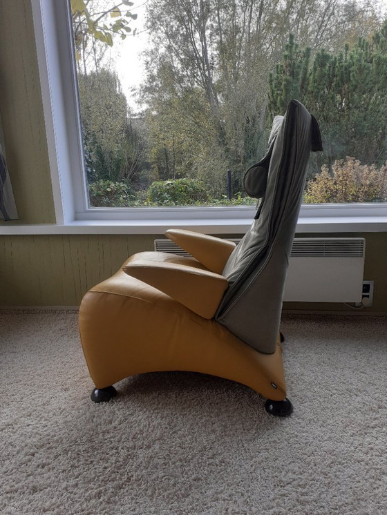 Image 1 of vintage zetel van Jori met voetbank