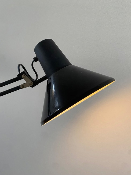 Image 1 of Lampada da scrivania nera vintage - Lampada da architetto - Anni '60 - Lampada retrò industriale