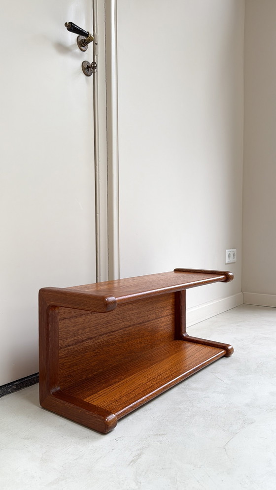 Mensola da parete vintage in legno di teak Dyrlund – Scaffali a muro, Wood (photo 8 of 9)