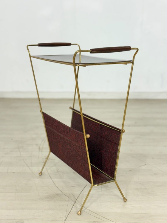 Image 1 of Portariviste vintage, portariviste, cestino per riviste, cestino per giornali