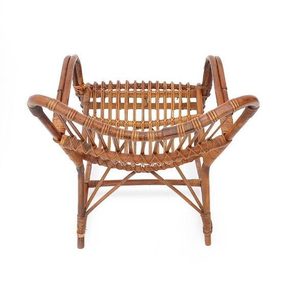 Image 1 of Sillón de ratán, años 50