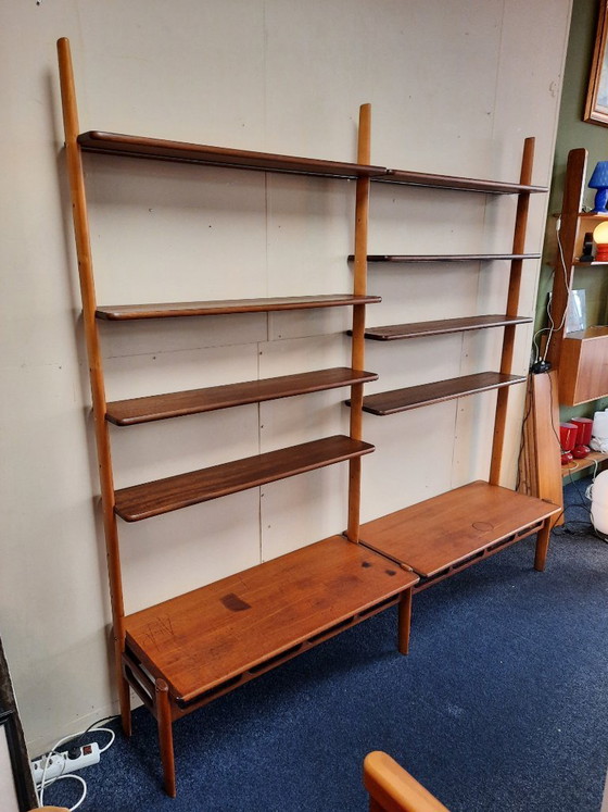 Image 1 of Vintage double wall unit by William Watting and Scanflex for Fristho.