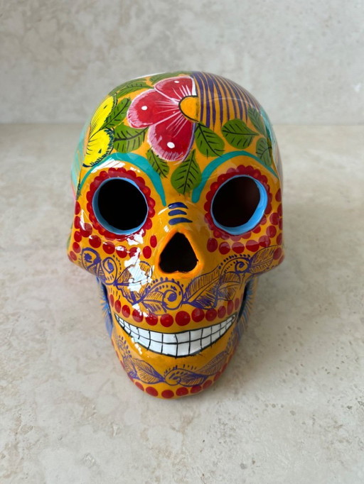 Mexican color skull