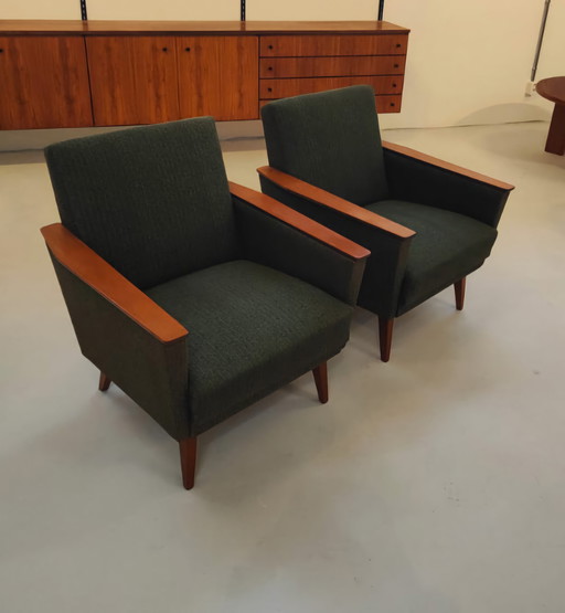 2x Mid - Century Scandinavian Armchairs