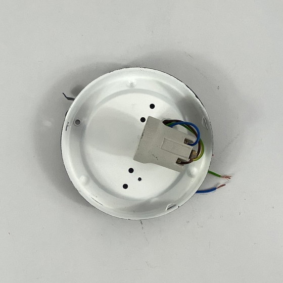 Image 1 of Kleine Wandleuchte Deckenleuchte minimalistische Glas 1970 1980 seventies antike Leuchte transparent