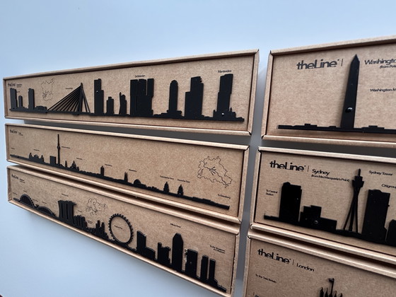 Image 1 of Silhouetten skyline metal