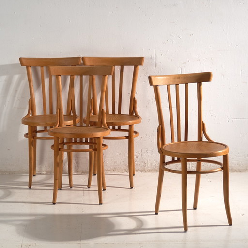 Antike Stühle im Thonet-Stil aus Bugholz – Mitteleuropa, ca. 1930 #1