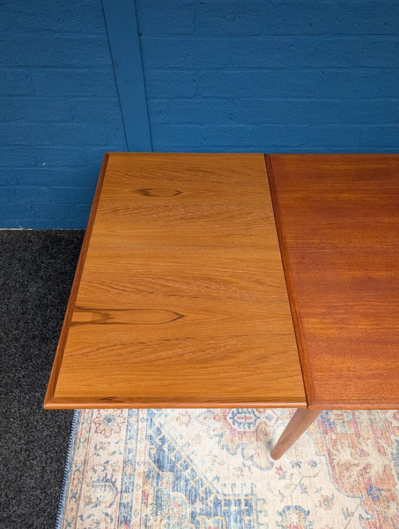 Image 1 of Vintage Verlengbare Eettafel, Deens Design, Jaren 60