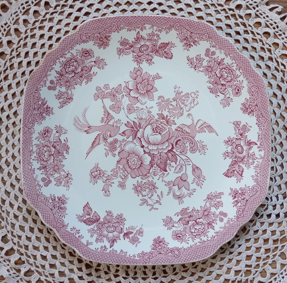 Image 1 of Bandeja para servir de loza inglesa Wedgwood Tunstall Rose