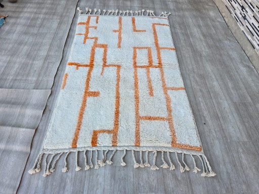 Tapis en laine fait main – coloris personnalisables  200cmx100cm