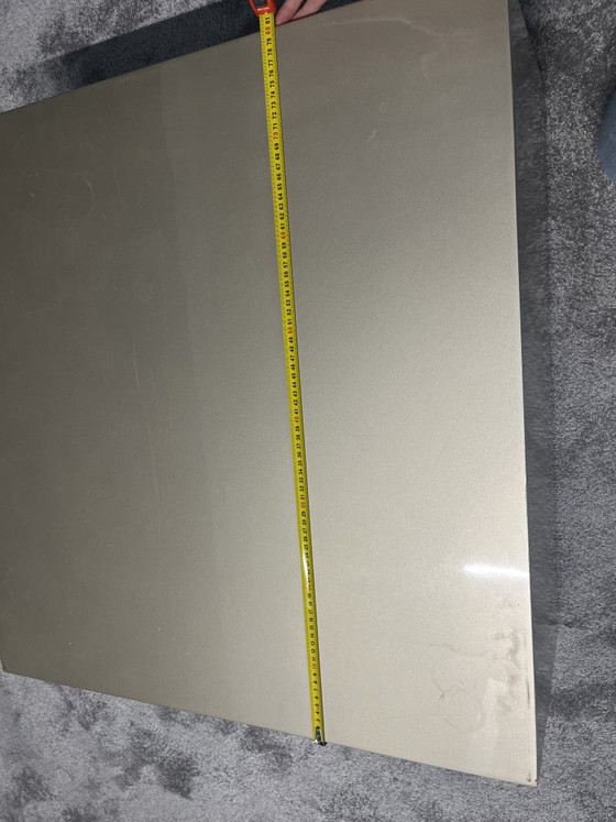 Stoere Metalen Design Salontafel – 80 X 80 X 40 Cm (photo 8 of 10)