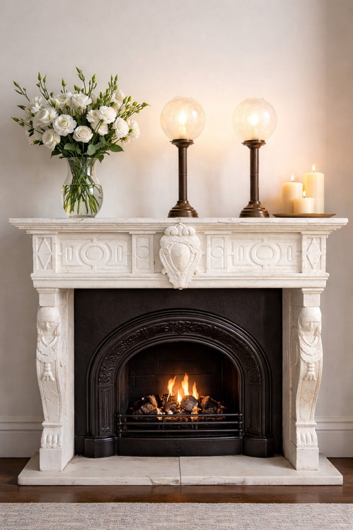 Par de lámparas de vela vintage DHR Holland de latón con resorte y pantallas de vidrio grabado.