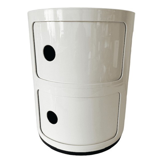 Image 1 of Vintage mid-century space age Kartell cabinet Anna Castelli Ferrieri 1970's