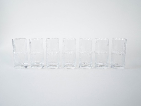 Image 1 of Set Niva glazen, Fins design, jaren 70, ontwerper: Tapio Wirkkala, fabrikant: Iittala